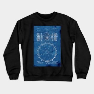 Blueprint Drum Patent Crewneck Sweatshirt